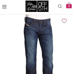 Diesel Larkee relaxed comfort straight Jeans